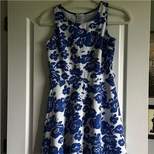 Almost Famous Blue and White Floral Mini Dress
